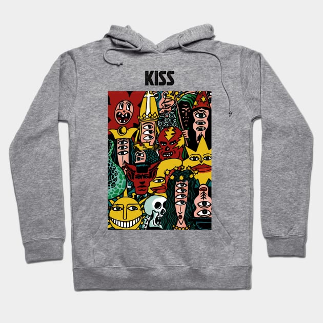 Monsters Party of Kiss Hoodie by micibu